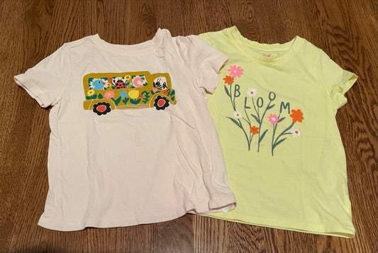#57 Girls Cat&Jack/Old Navy t-shirt set, size 5