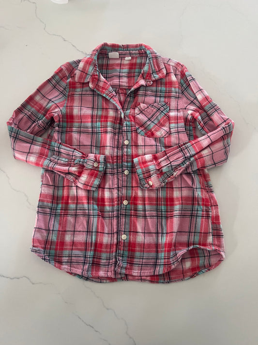 Gap Kids Button Up Shirt - Girls M(8)