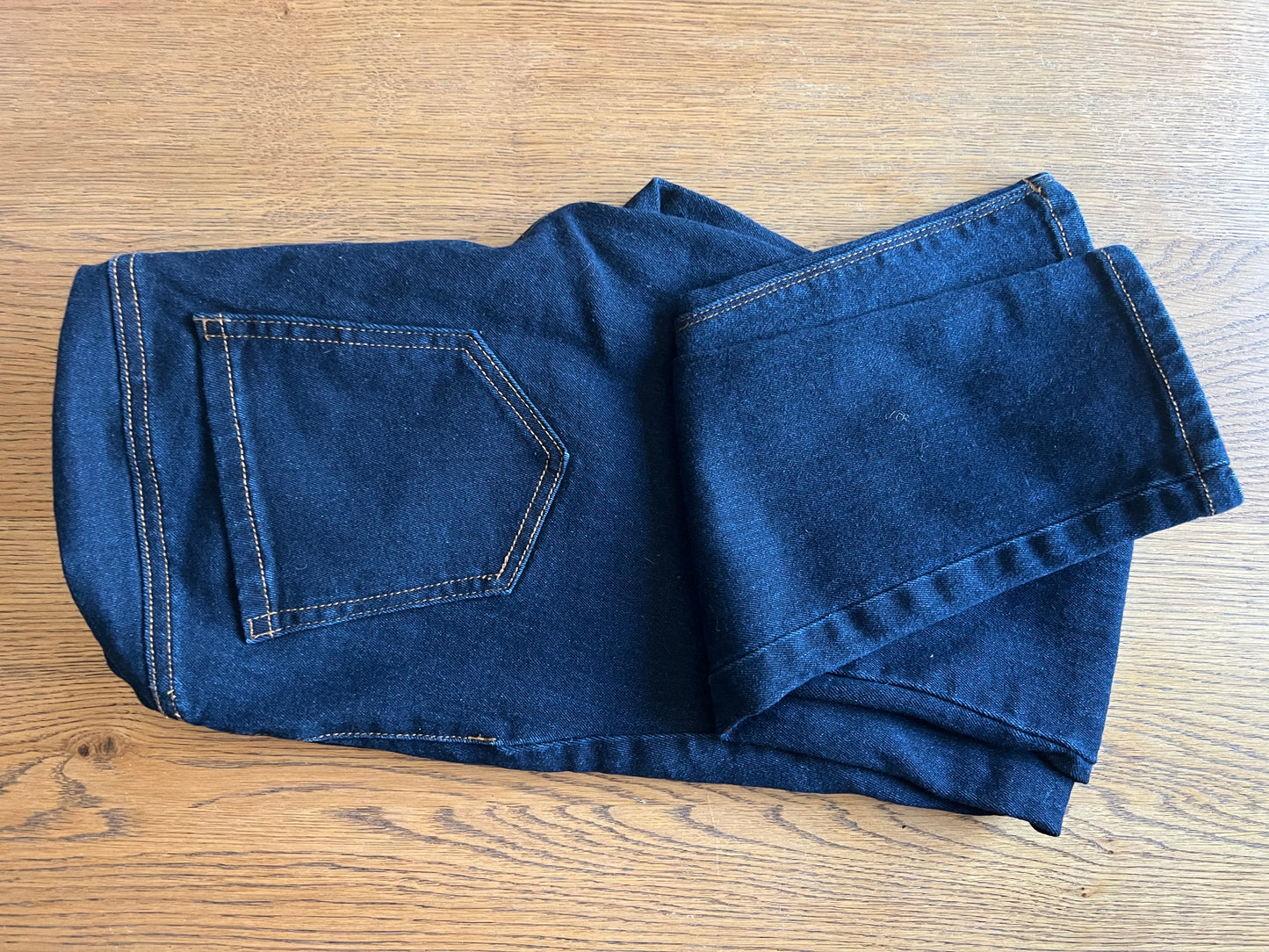 Indigo Blue full panel maternity jeans size Petite