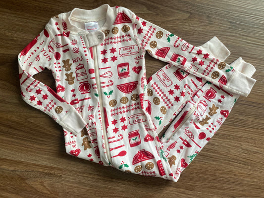 Seller 59 Hanna Anderson 3T holiday baking pajamas