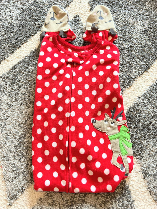 Seller 120, VGUC fleece Sleeper, 4T