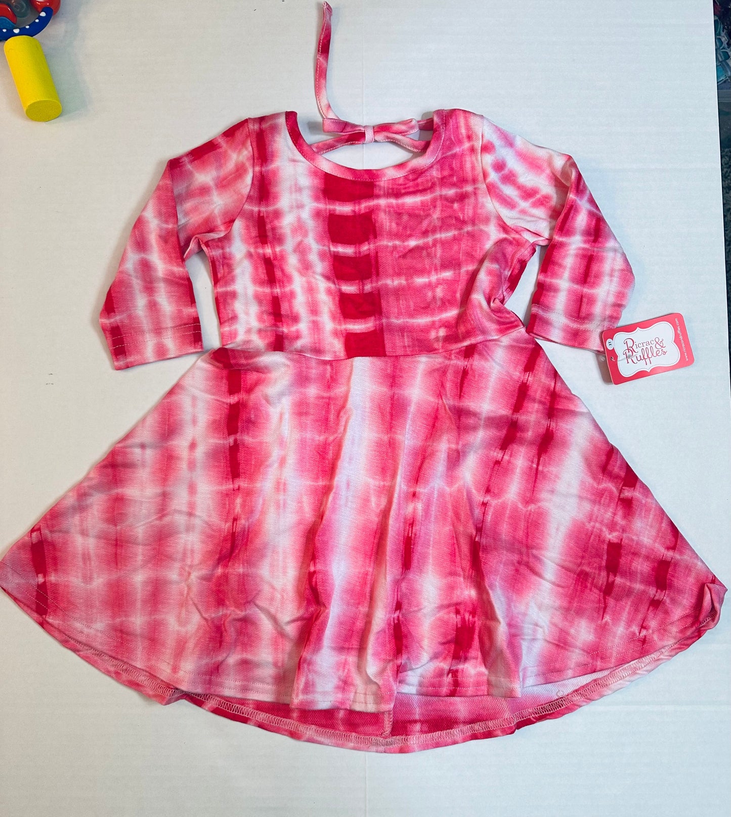 #88 skater dress ric rac and ruffles nwt
