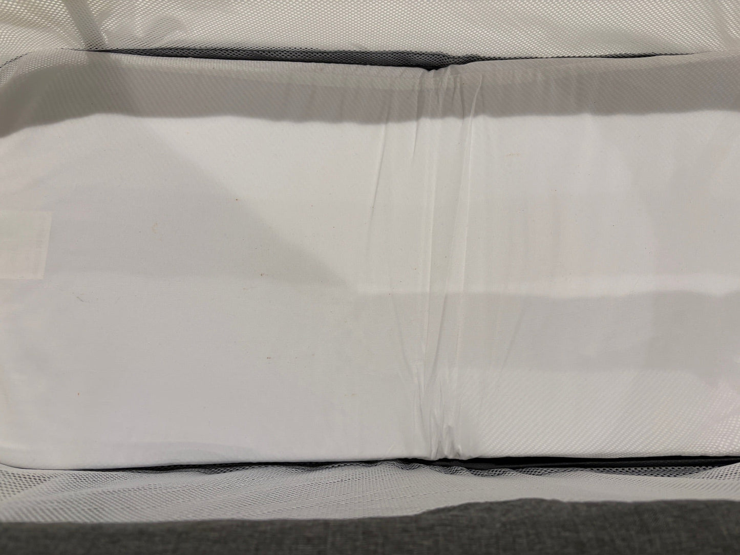 Seller #105 - Gray Baby Delight Snuggle Nest Portable Bassinet GUC