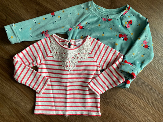 Seller 59 girls 2T bundle of sweatshirts