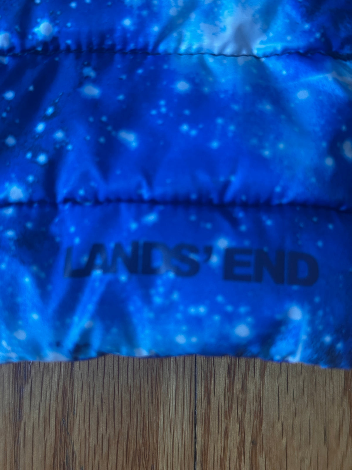 #163 Lands' End Constellation Packable Puffer Jacket - size S (6/7) - EUC