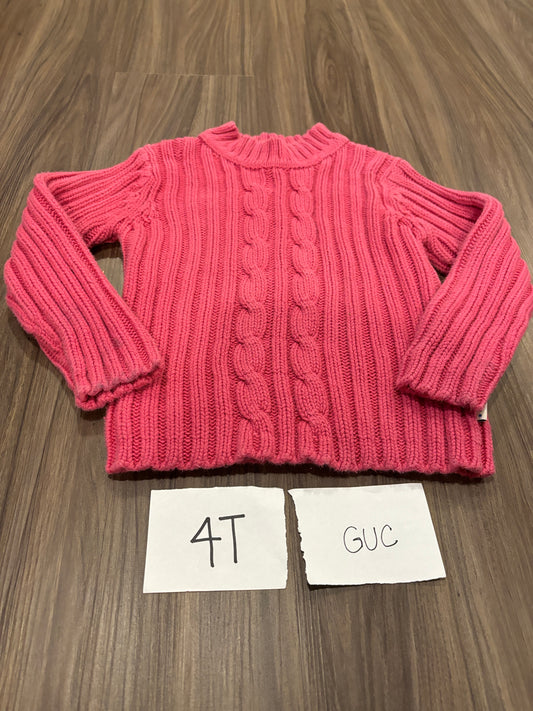 #138 - 4T - GUC Pink Sweater - PU 45236