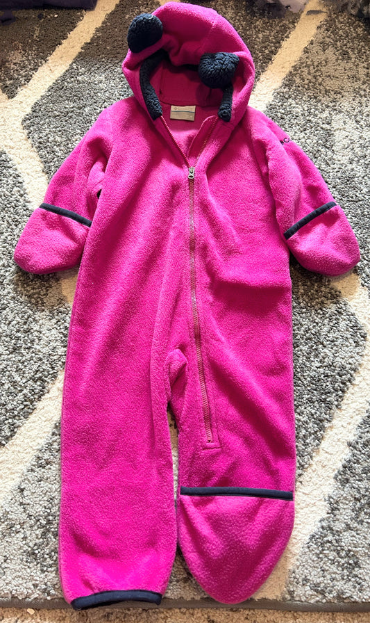 Seller 120, VGUC, Fleece Columbia Snow Suite 12-18m