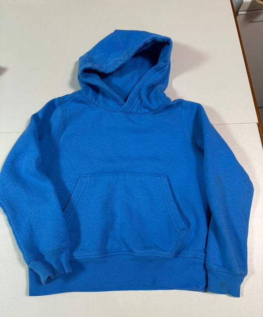 #155 Boys blue hoodie, size 6/7