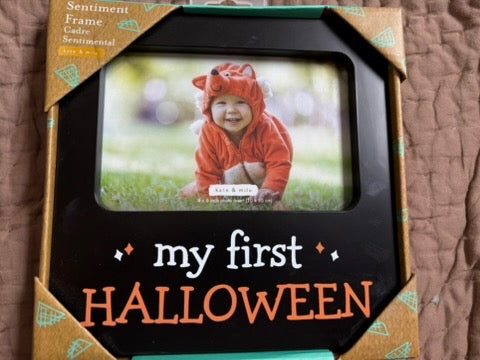 Seller 183 - 1st Halloween Picture Frame - New!