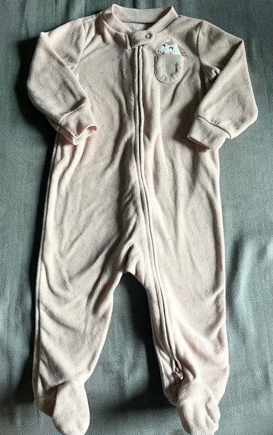 Seller #13 Carter’s girls 9 months fleece sleeper