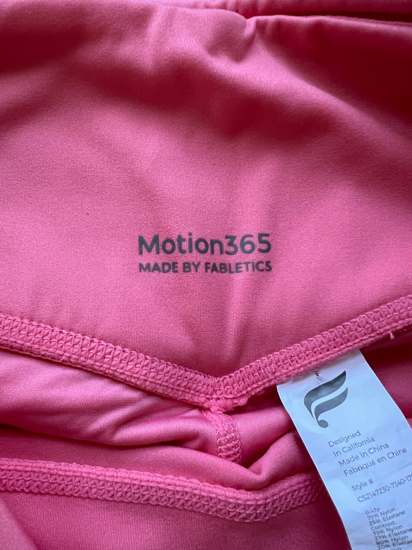 Fabletics Motion 365 Women's size L 7/8 Legging
