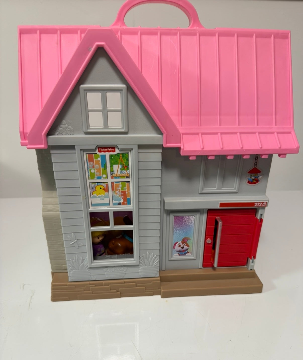 #155 Little People doll house with accessories