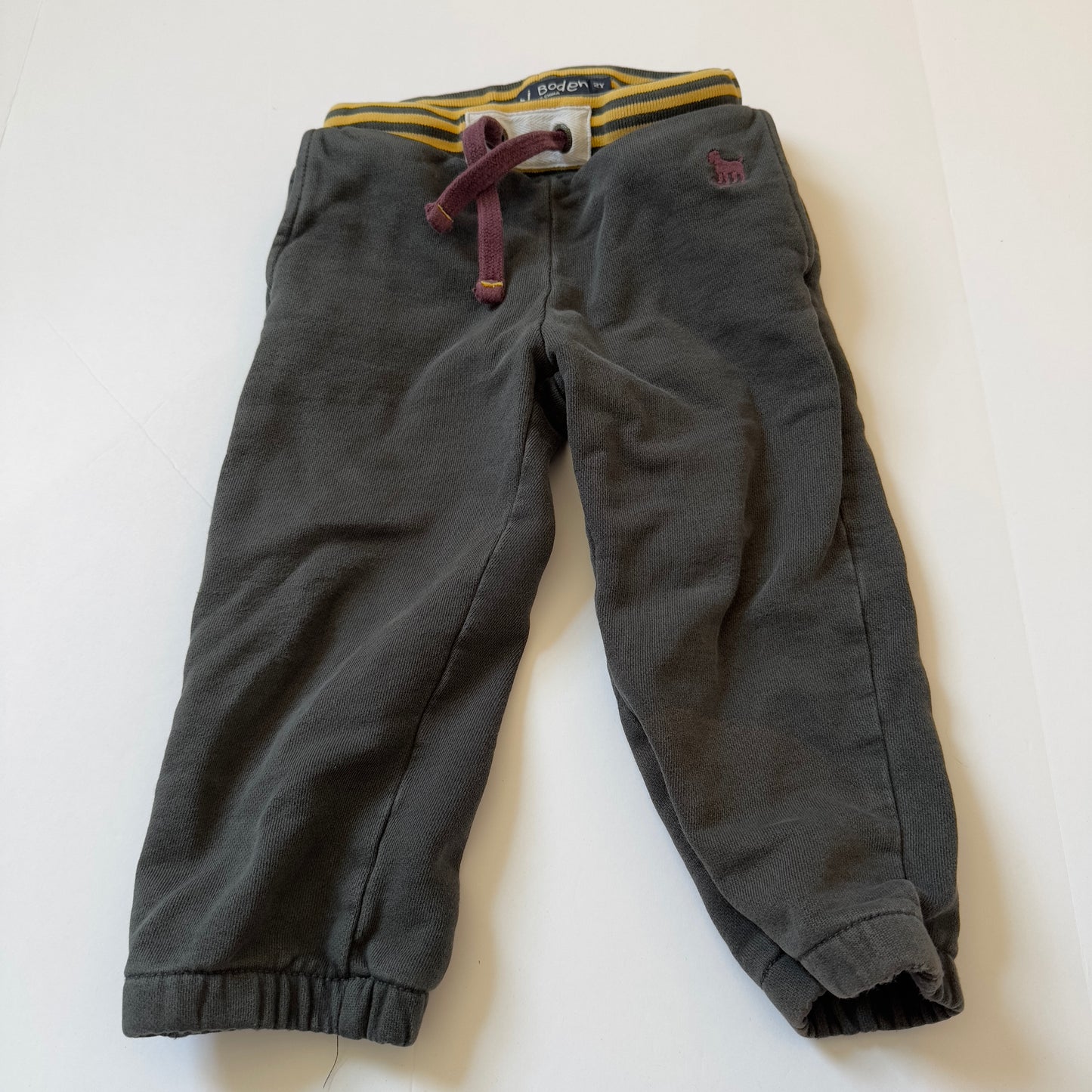 #86B Mini Boden Gray Pant Boys 2t