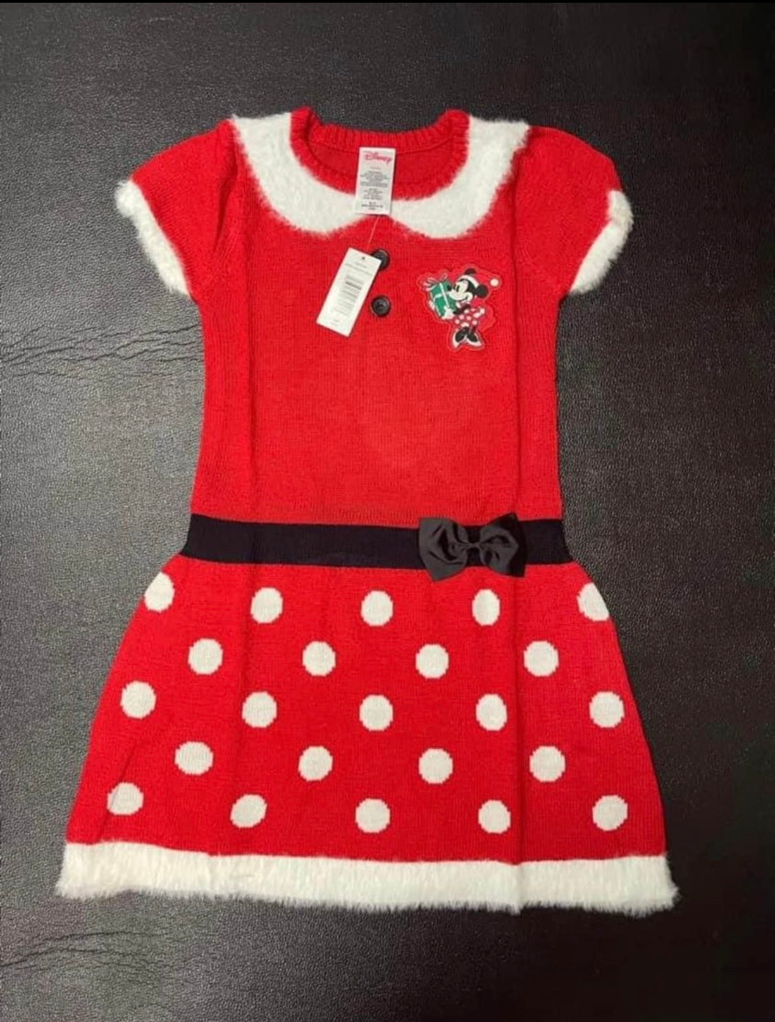 #13 New girl XS Disney Minnie Mouse sweater Dress.