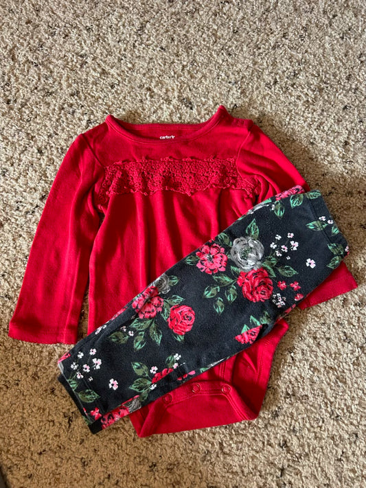 Seller 120, GUC , Girls 12M Carters Outfit