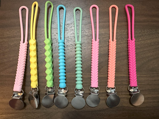 pacifier clips | girl or neutral | multi color | PPU Anderson