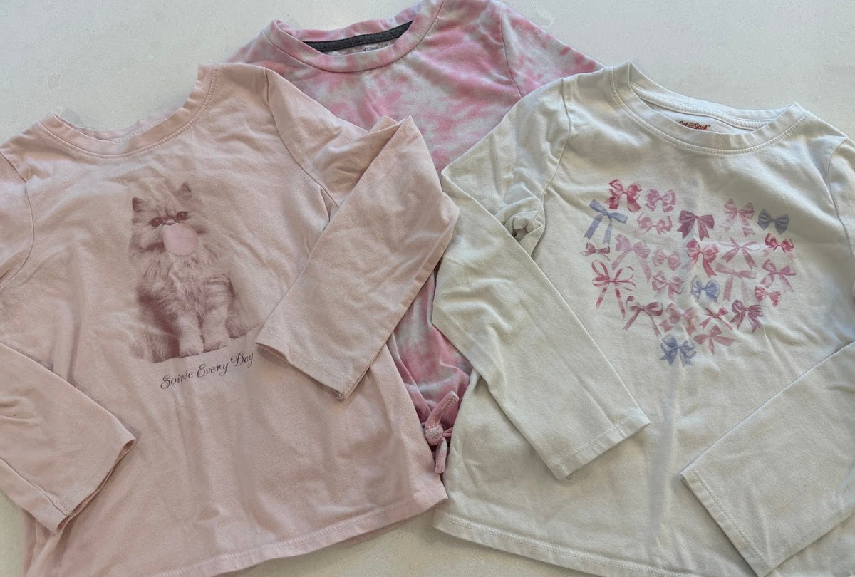 #9 Girls XS (4/5) Bundle of 3 Long Sleeve Shirts GUC (C&J + Marika) *REDUCED