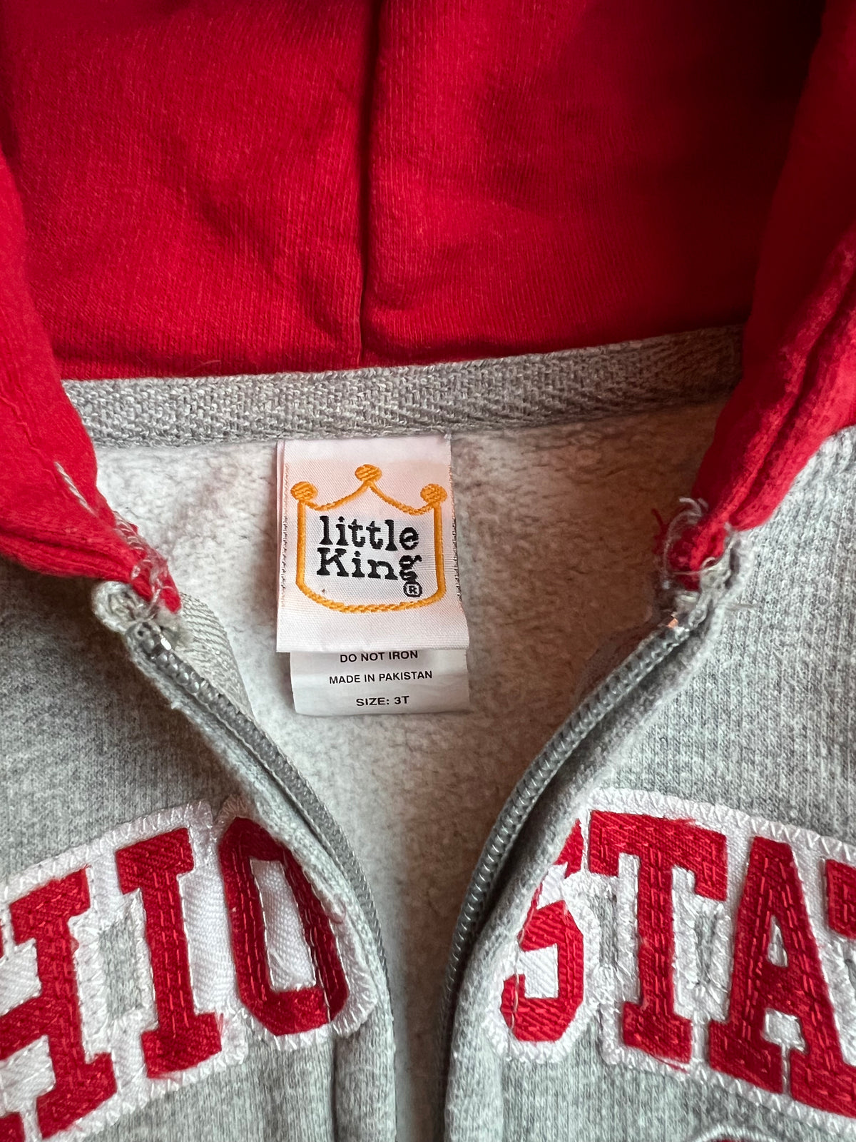 Seller #115 - Ohio State Buckeyes 3T Zip Up Hooded Sweatshirt, VGUC