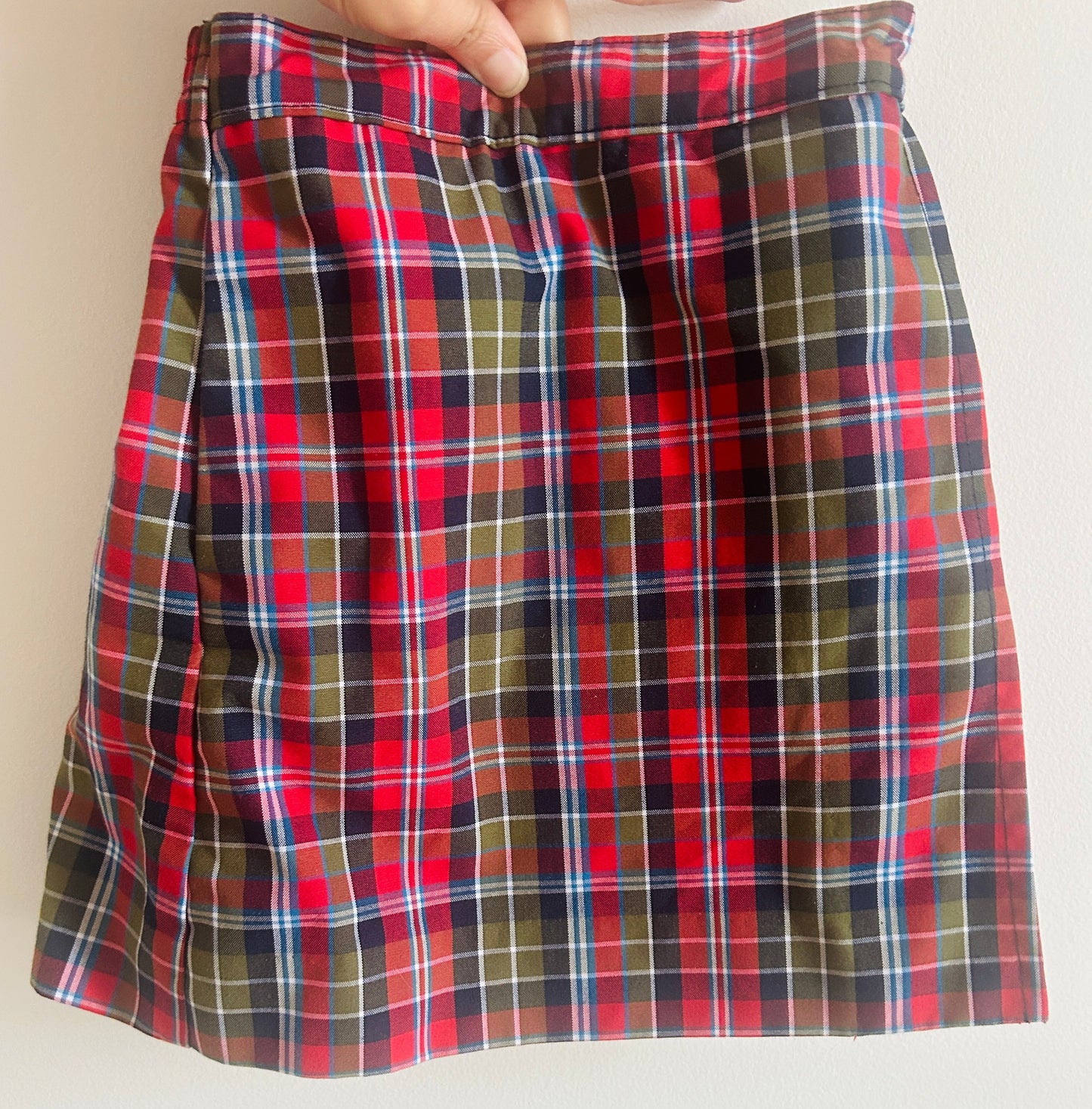 #15 5t Plaid Skort (no logo)