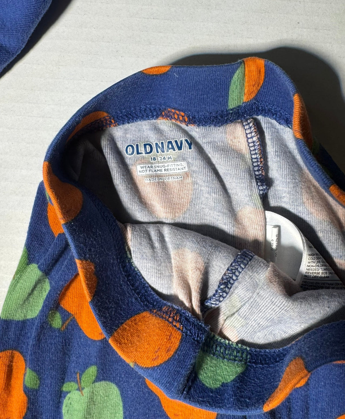 Seller #129 - Old Navy 18-24 Month Apple Pajama Set