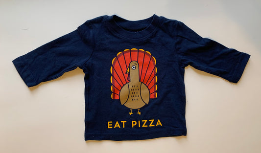 NWOT Boys 6 Months Eat Pizza Shirt