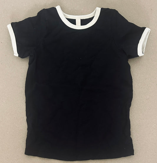 #15 Childhoods 6/7 Ringer Dark Gray Top