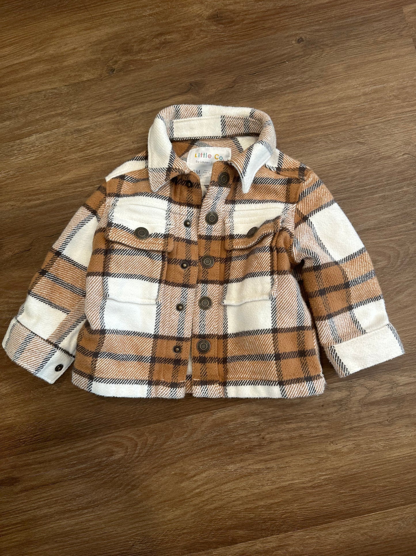 #24 12 months plaid jacket