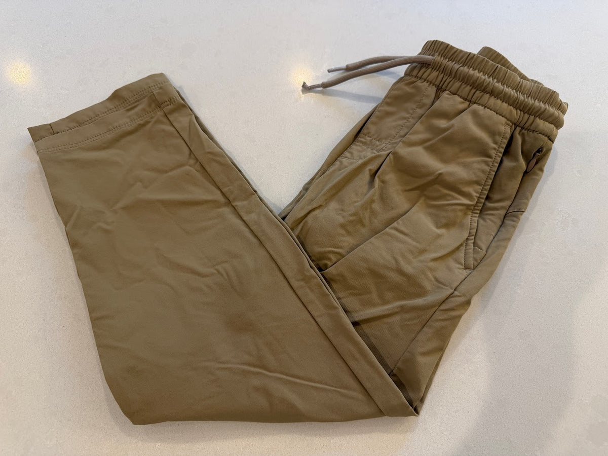 #9 Kids 6/7 Old Navy Breathable Tan Pants | EUC/Washed Never Worn