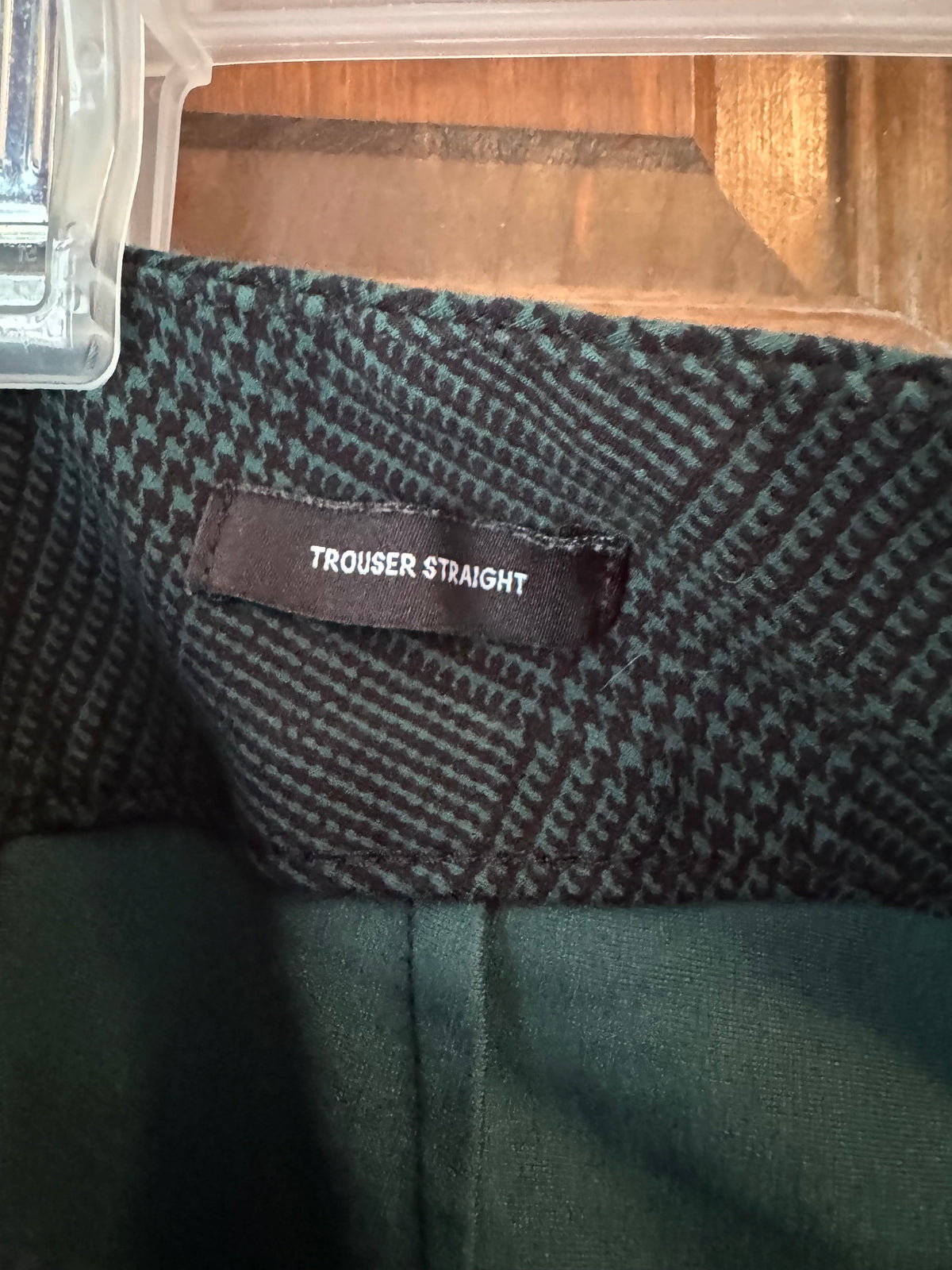 #129 EUC Studio by Torrid 14R Dark Green and Black Dress Pants
