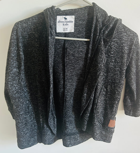 #15 Abercrombie Kids 3/4 Hooded Cardigan