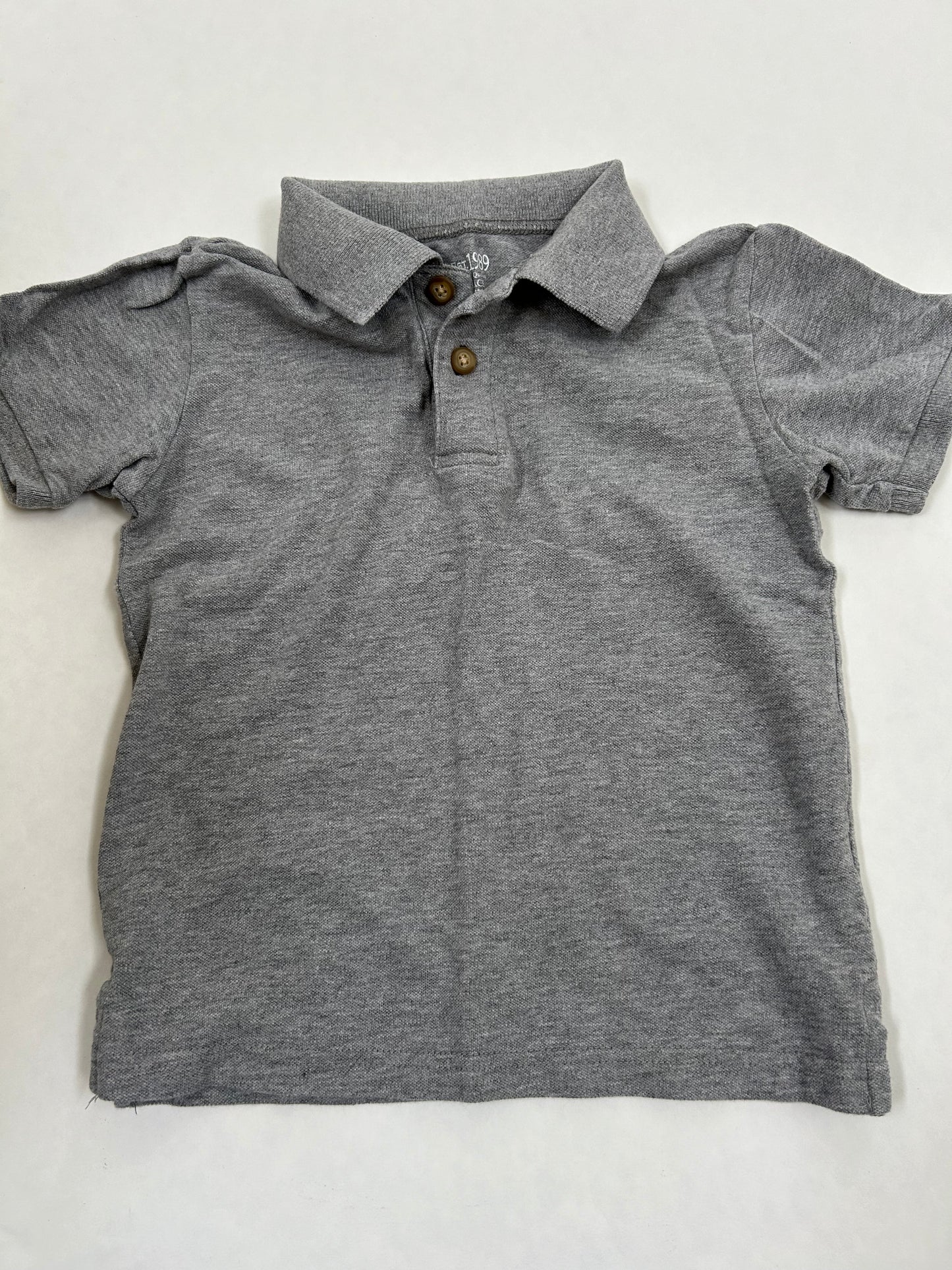 Boys XS size 4 Children Place gray collar shirt