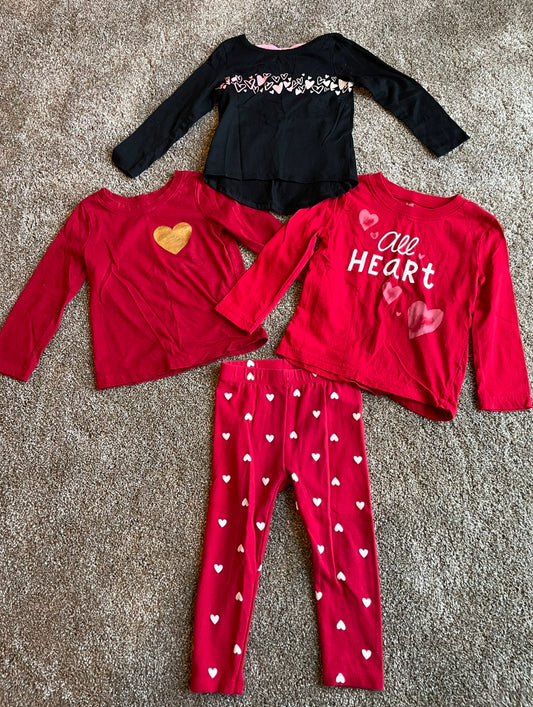 Seller 10- Girls 2T Valentines Day bundle