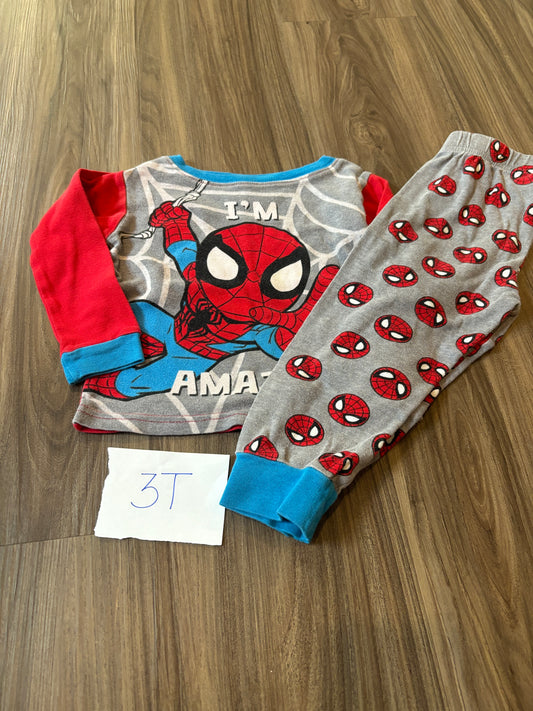 #98B - 3T - GUC Spiderman PJs