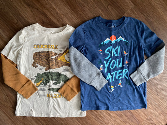 #59 bundle of boys 6 graphic tshirts
