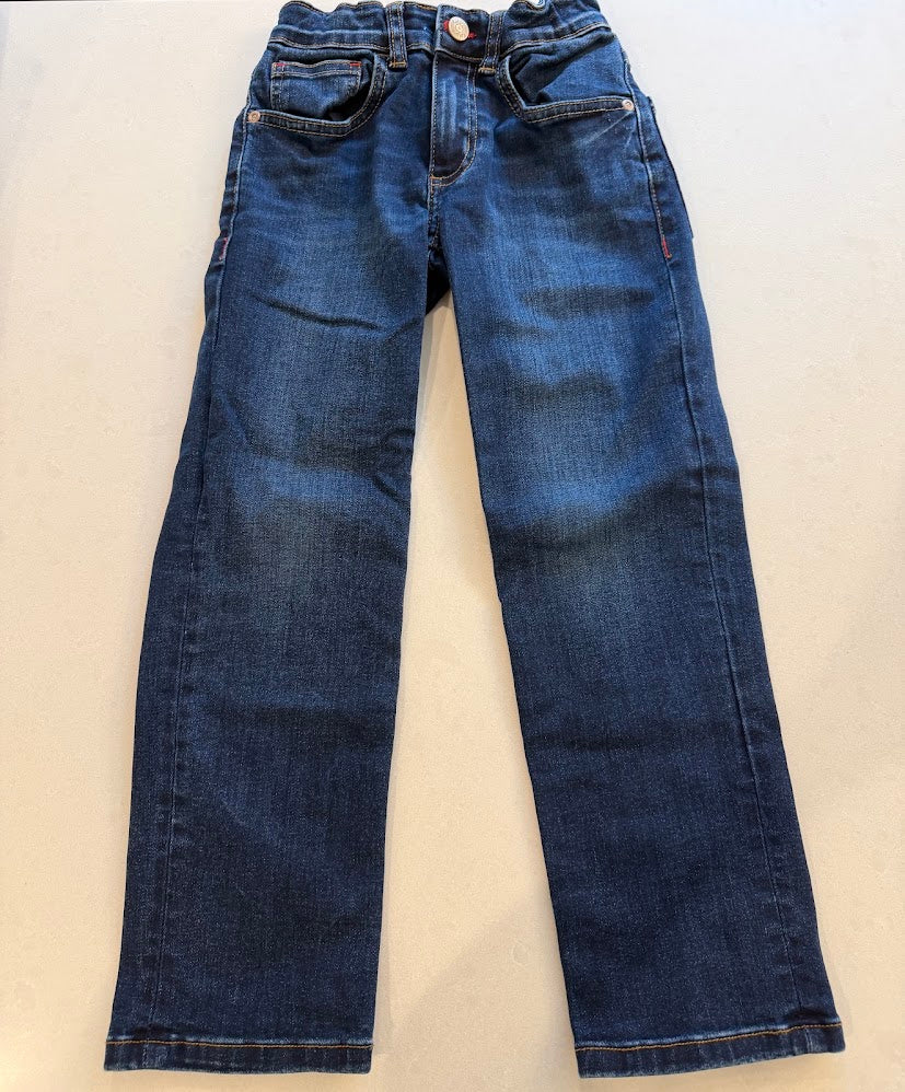 #9 Boden Kids Jeans Size 7 with Adjustable Waist Buttons, EUC