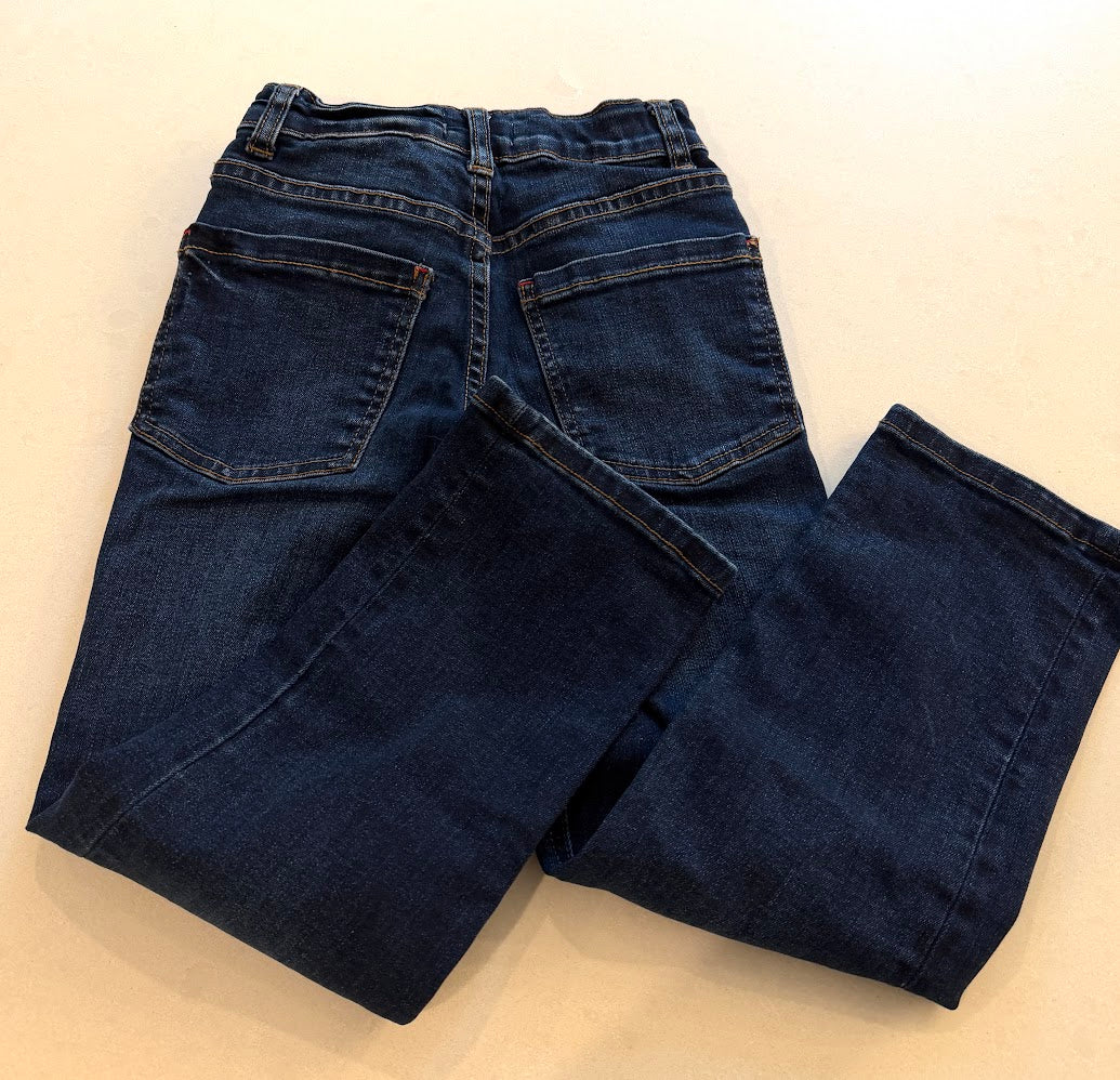 #9 Boden Kids Jeans Size 7 with Adjustable Waist Buttons, EUC
