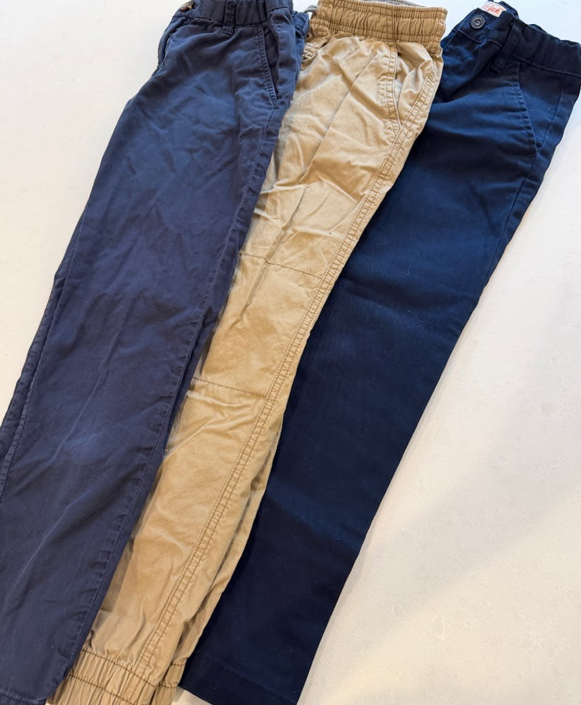 #9 *REDUCED* Bundle of 3 Pairs of Boys Size 7 Pants [H&M, C&J, Carters] GUC/VGUC