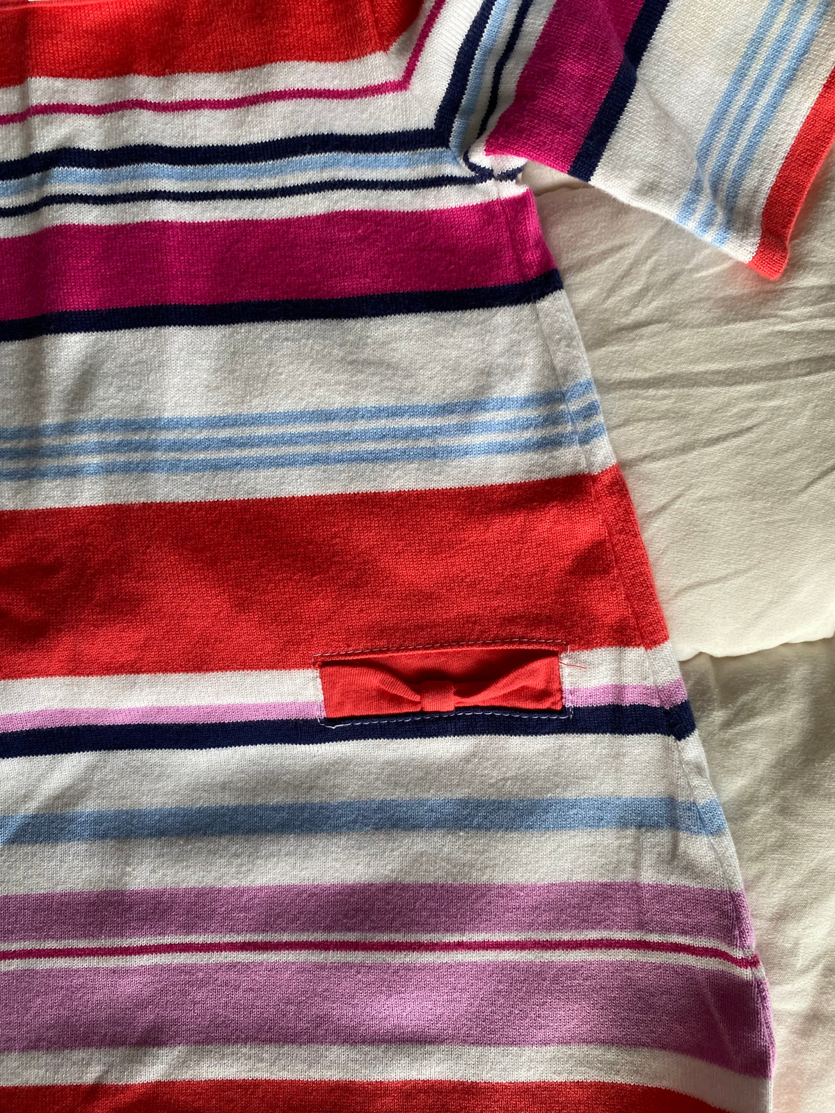#59 Gymboree girls 12-18 mo stripped dress
