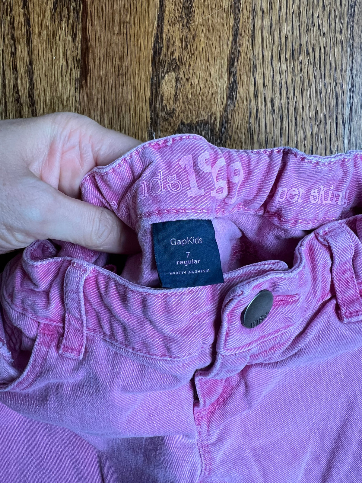 Seller #115 - Gap Kids 7 Pink Skinny Jeans, VGUC
