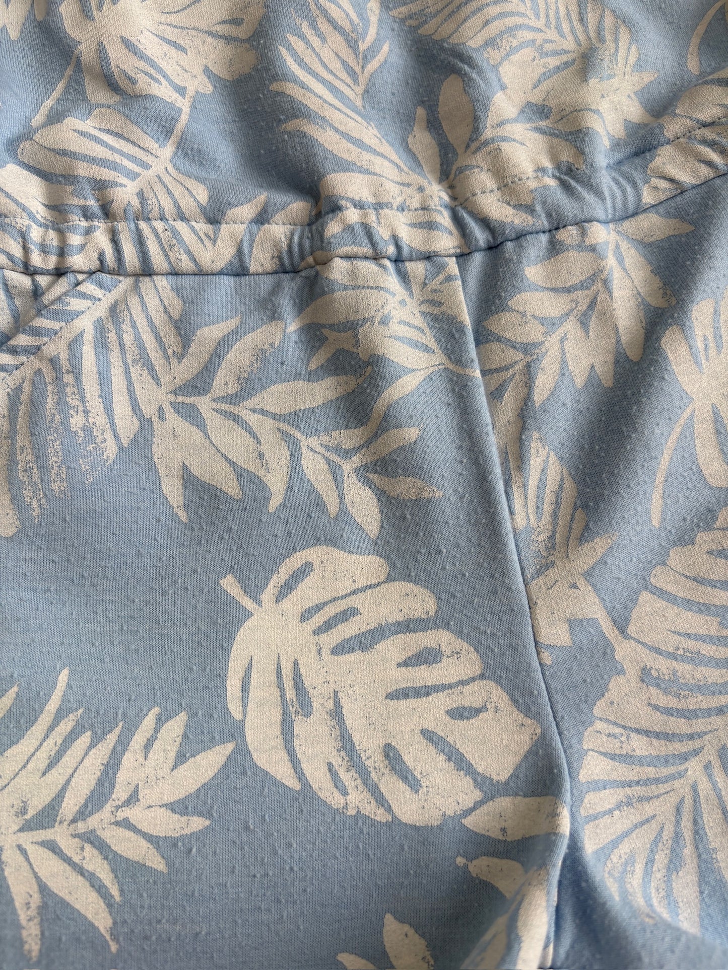 Seller #105 - Size 4/5 Girls Rumi + Ryder Blue Tropical Romper GUC