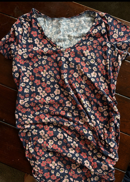 #35 Motherhood maternity floral top S