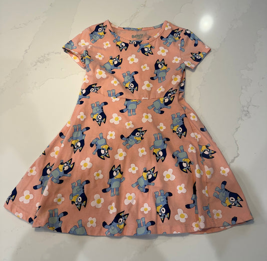 #133 girls 5t bluey dress