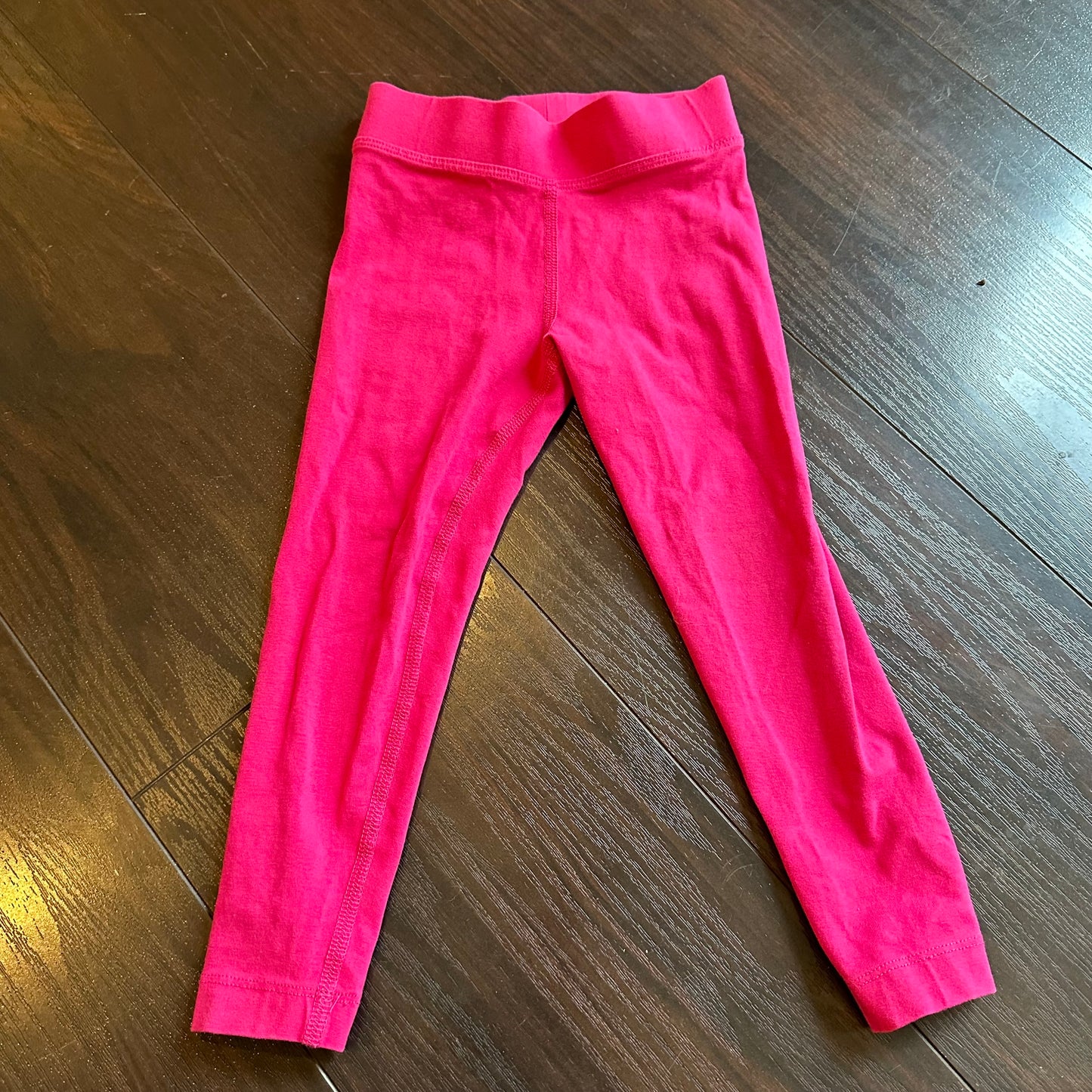 #86B Primary Pink Leggings Girls 3