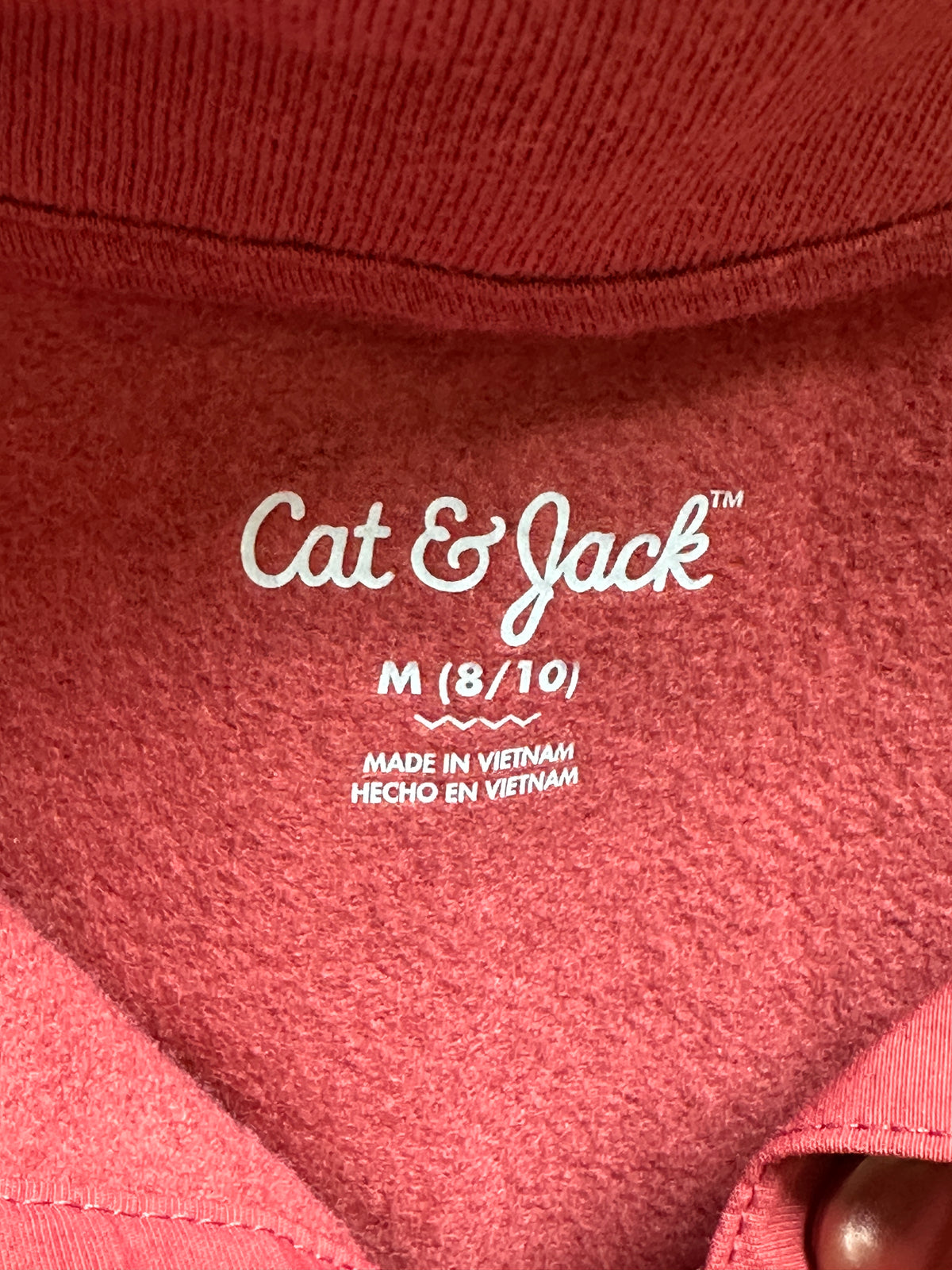 #163 NWOT Cat & Jack Maroon Pullover - size M (8/10)