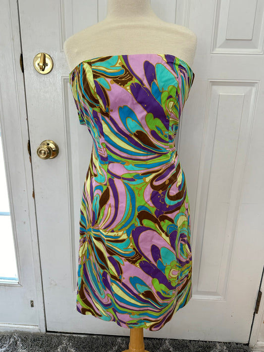 Milly Sz 6 Swirl Dress Perfect for Spring