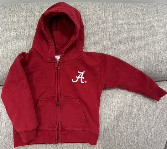 #59 Little King Alabama Zip-up Hoodie - Boys 4T