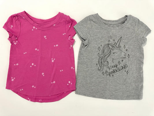 Cat & Jack 2pk t-shirts 18m toddler girl