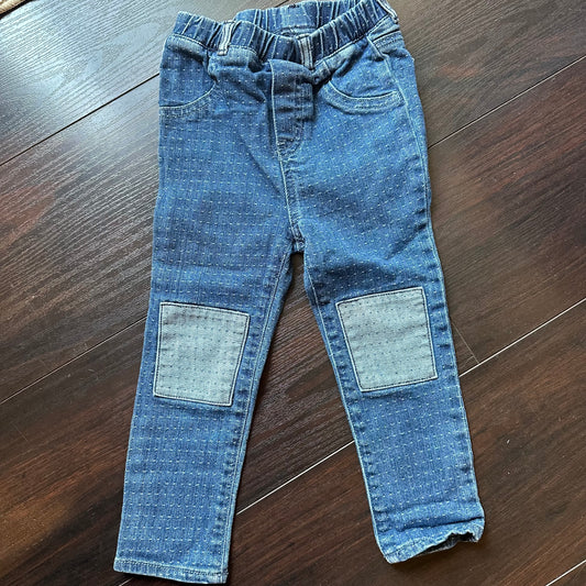 #86B Hanna Andersson polka dot jeans Girls 3T