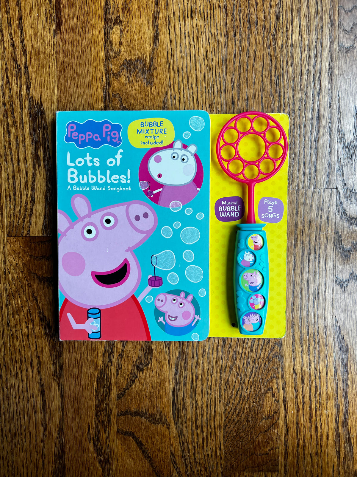 Seller #115 - Peppa Pig Bubble Wand Songbook, VGUC