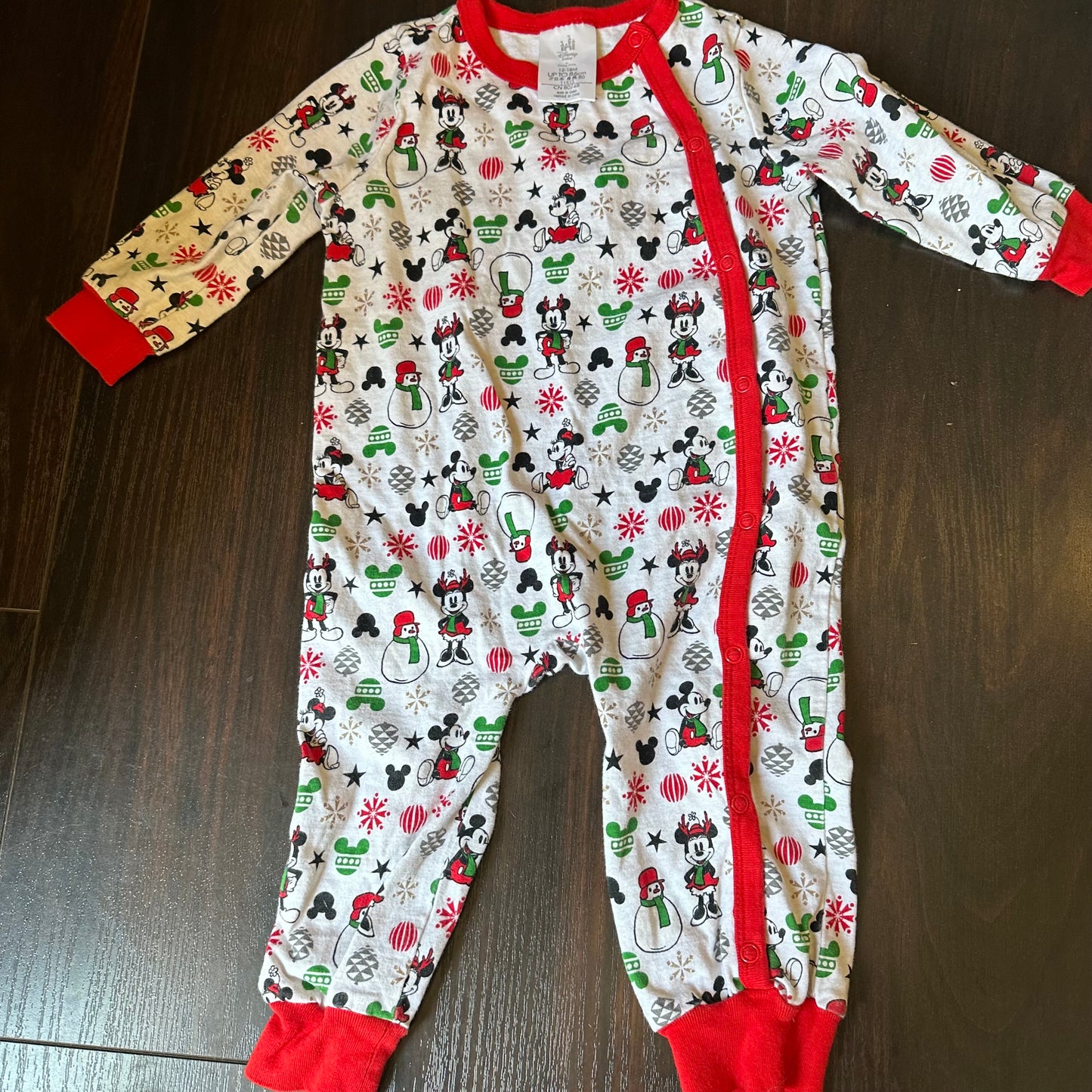 #86B Disney Christmas Sleeper 12-18M